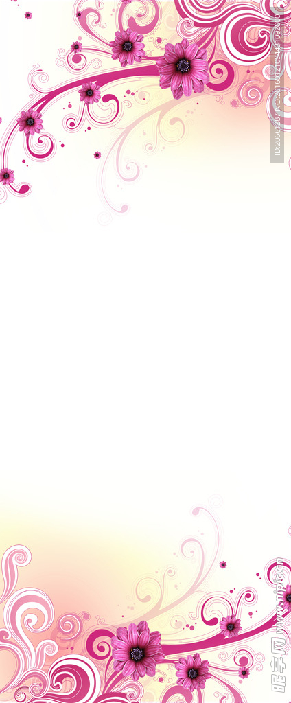 春天展架 花朵展架