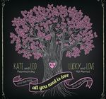 复古手绘爱心树