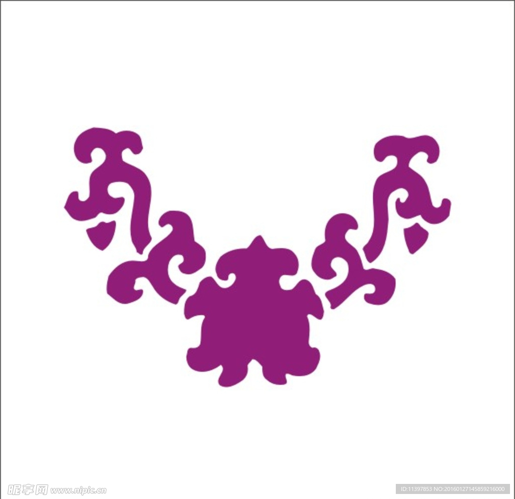 中式边框中式花纹民族花纹