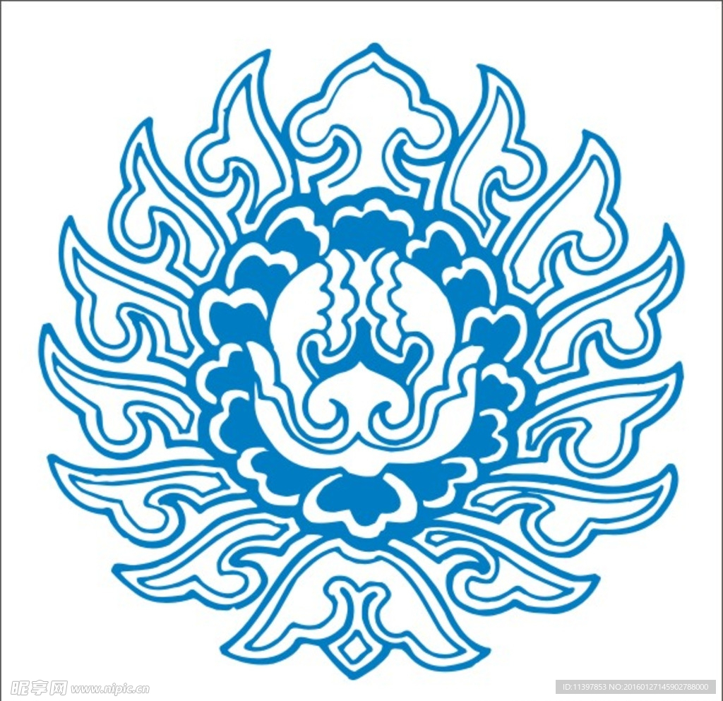 中式边框中式花纹民族花纹