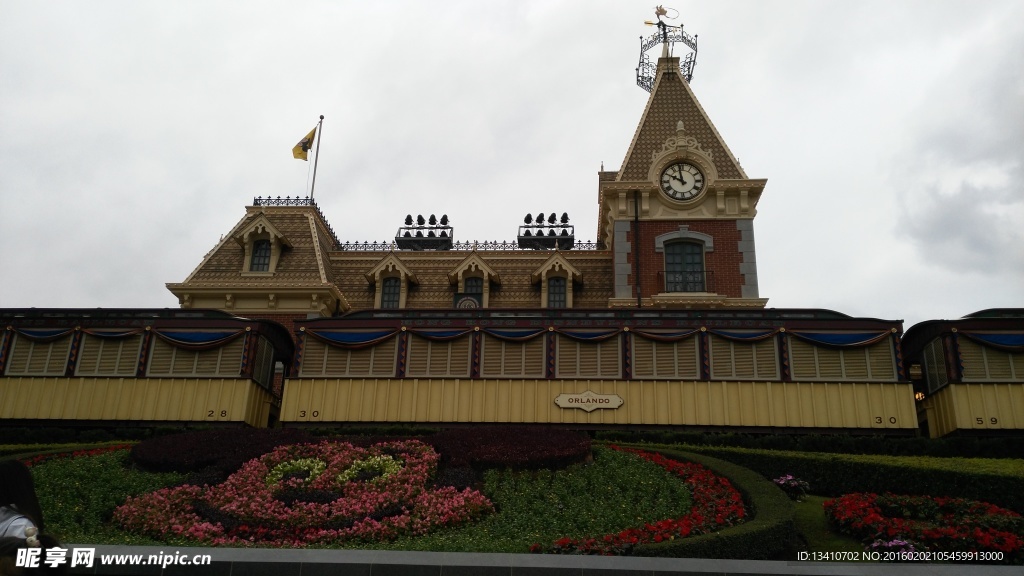 迪士尼乐园高清摄影图