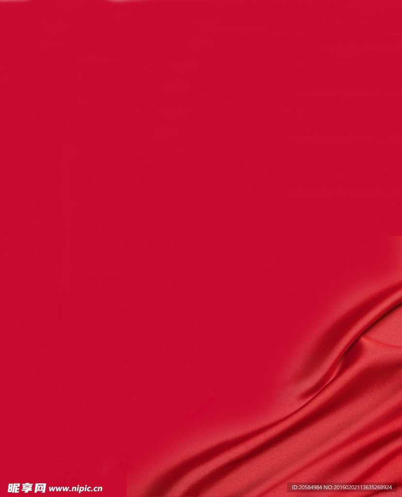 红色质感布