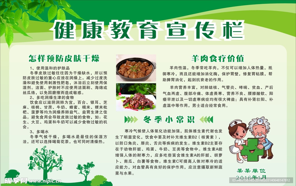 健康教育宣传栏