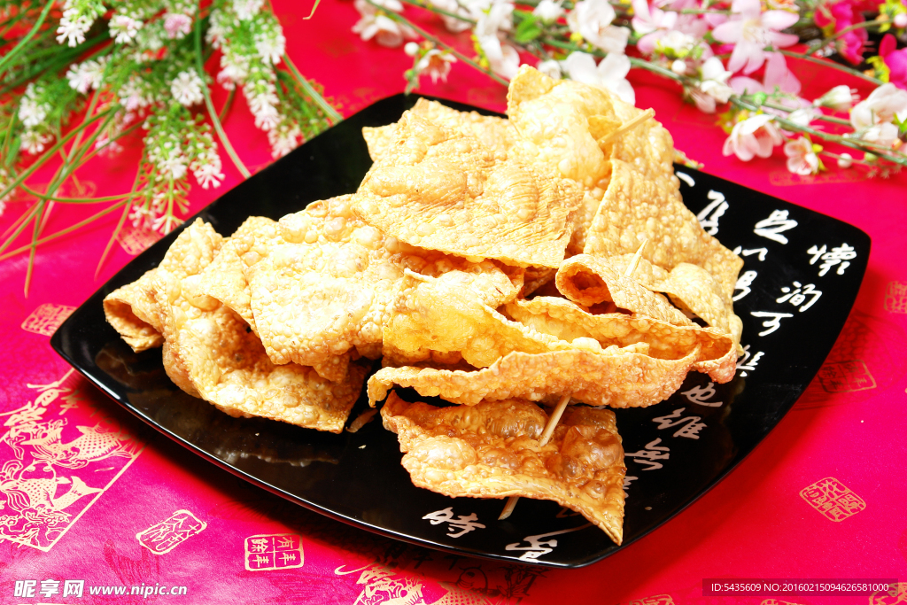 干炸腐皮