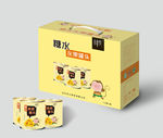 黄桃罐头包装效果图