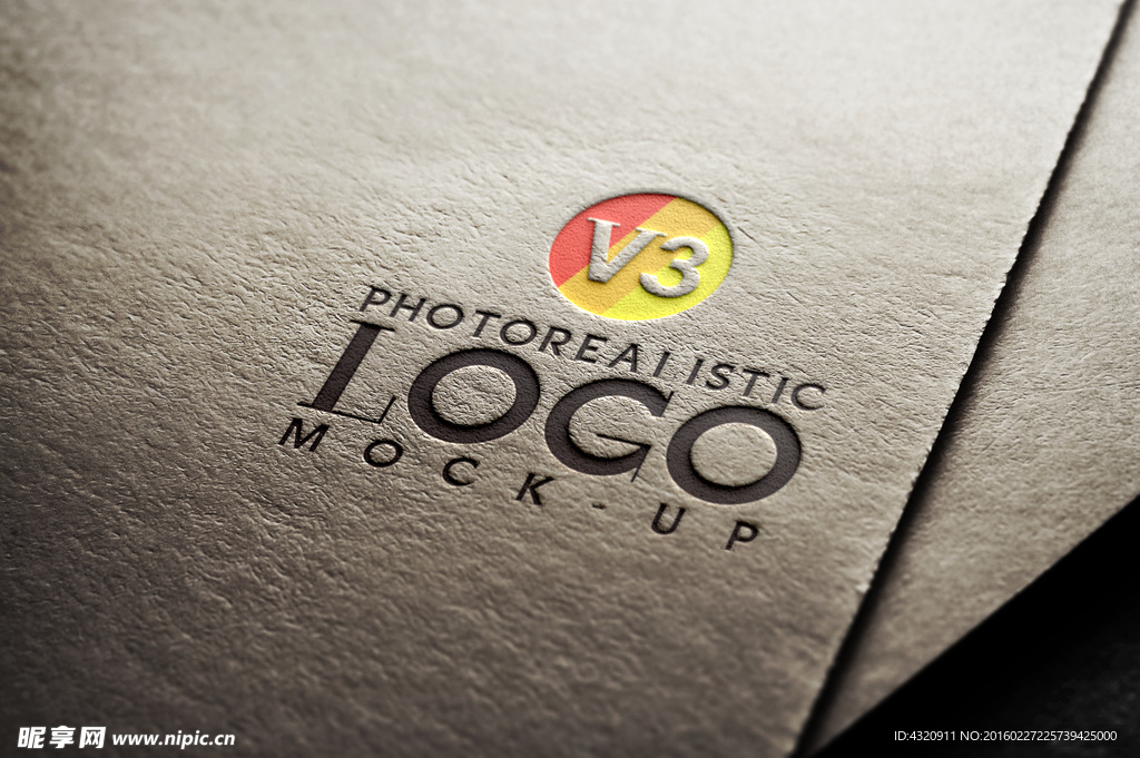 国外质感logo贴图模板