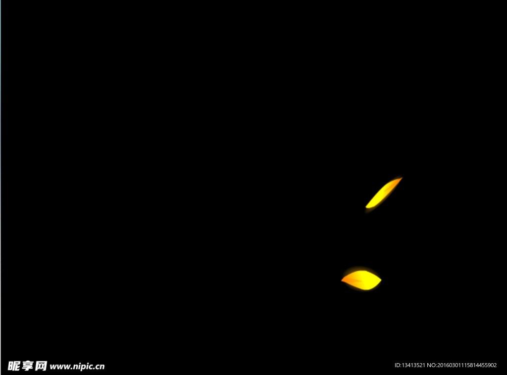 唯美金色树叶飘落flash动画