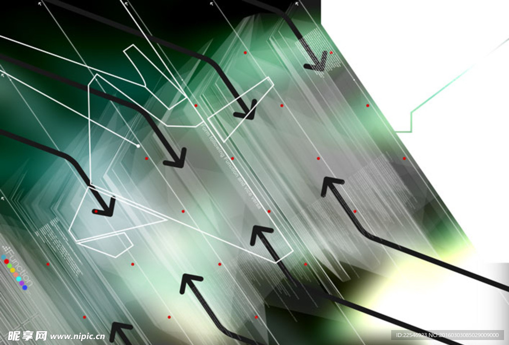 黑色箭头魔力图形