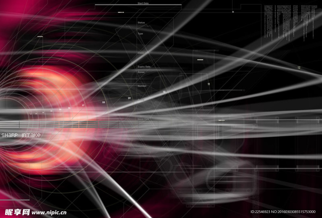 光感线条美图形