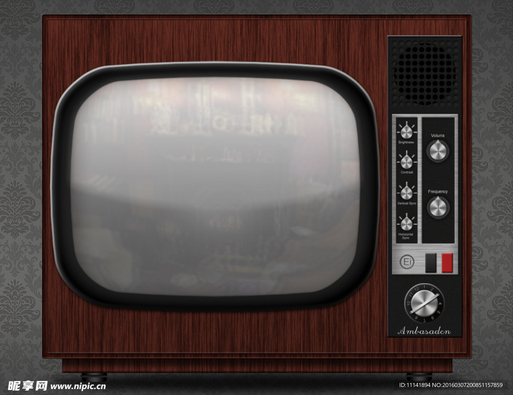 老式电视机