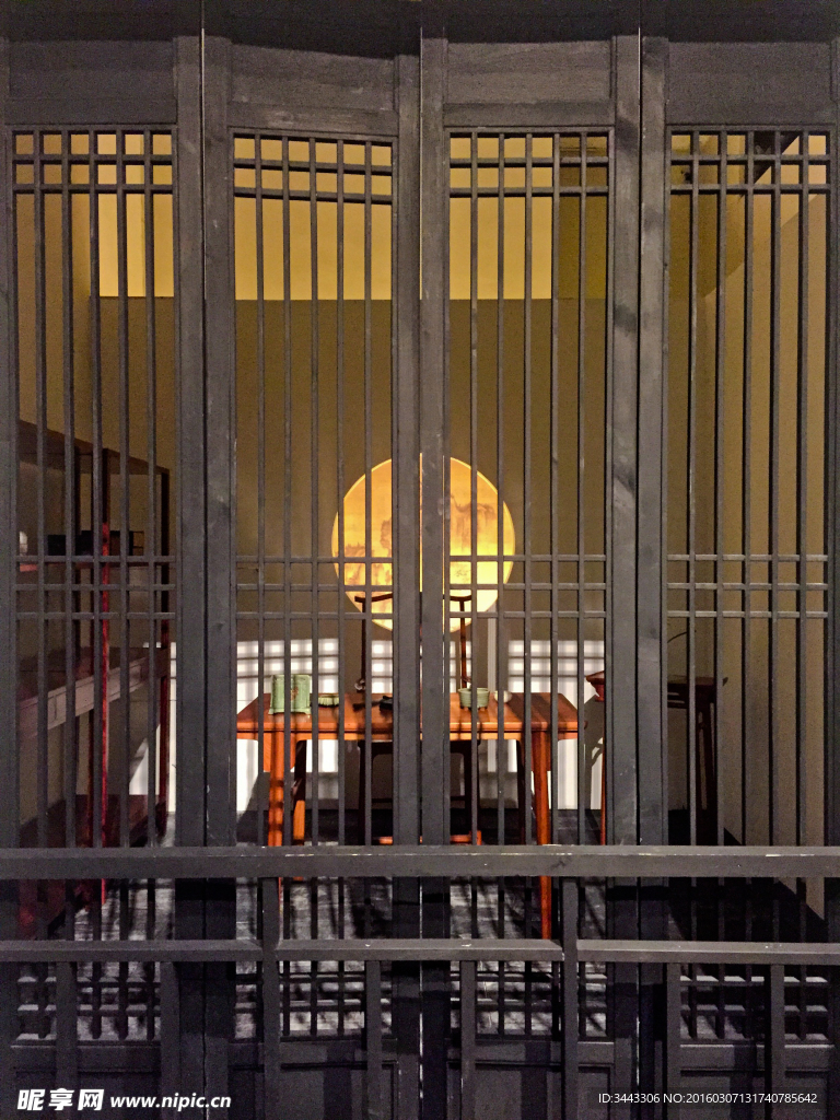 北大考古博物馆 屏风