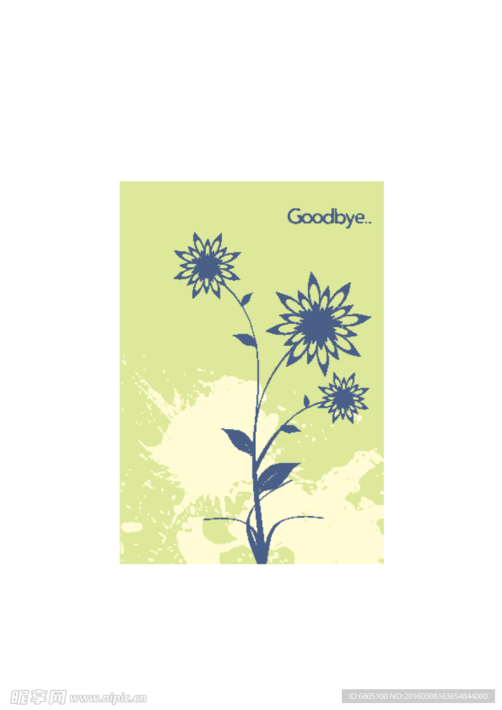 矢量梦幻花朵背景底纹