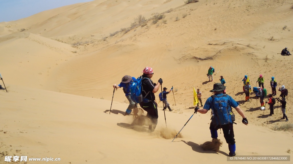 库布齐沙漠徒步