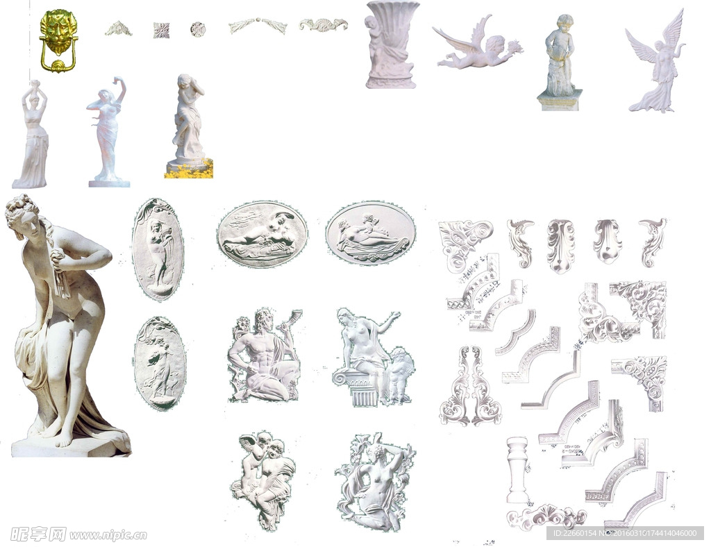 园林景观欧式psd分层素材