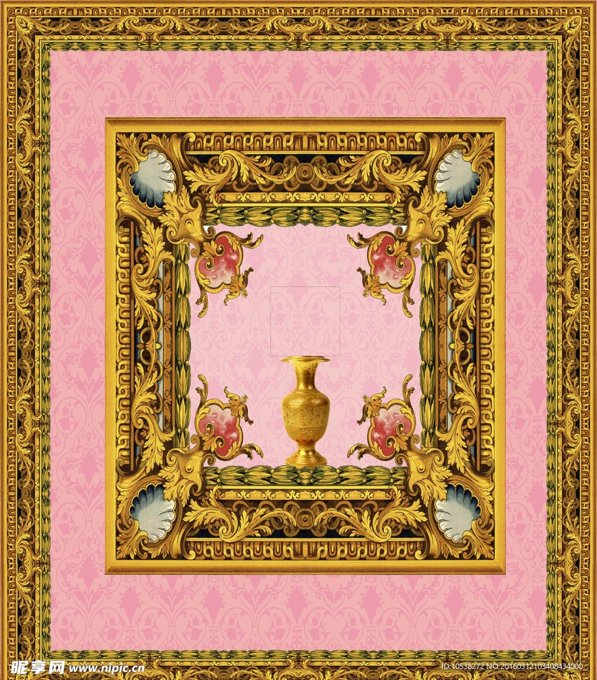 粉色风格插画背景素材