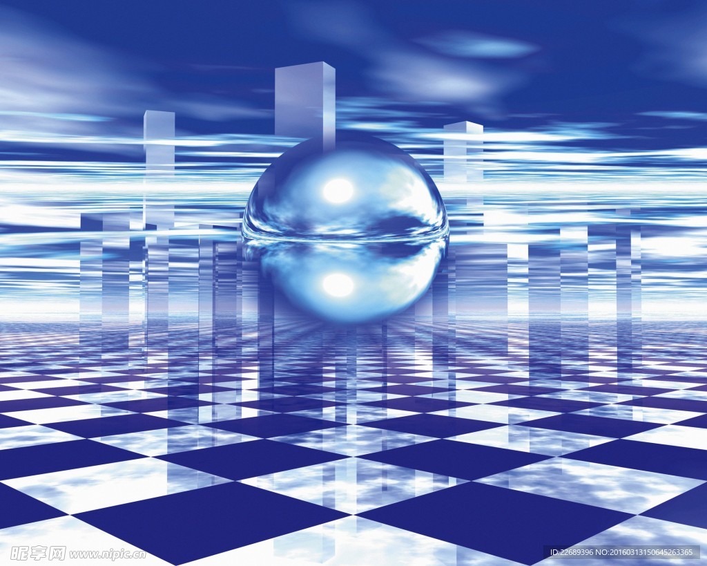 未来数码科技几何图形