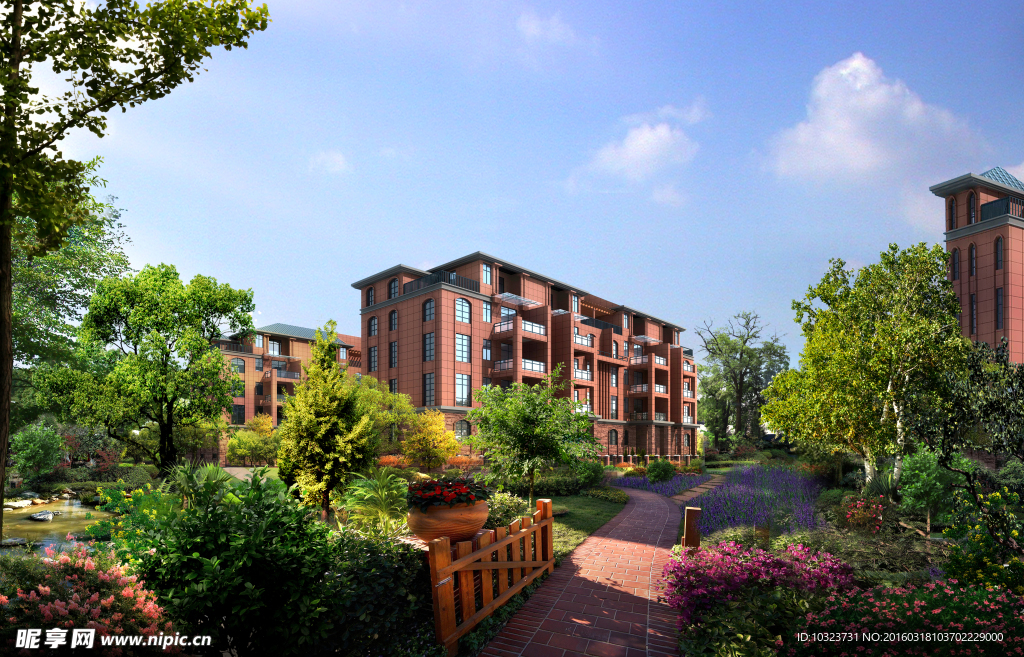 别墅  地产效果图