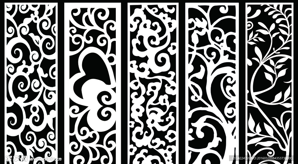 中式雕花 雕花隔断 镂空雕花