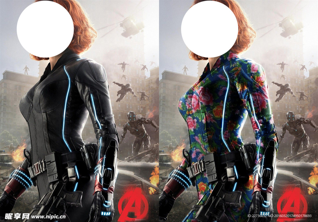 黑寡妇穿东北大花袄