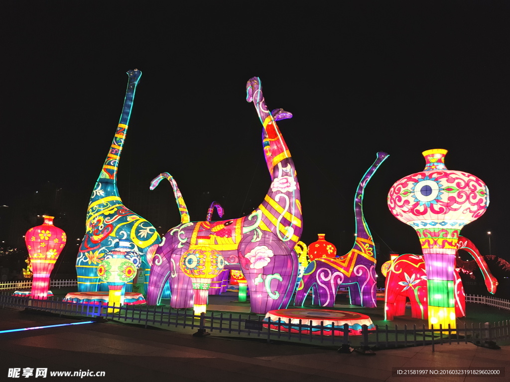 常州恐龙园花灯