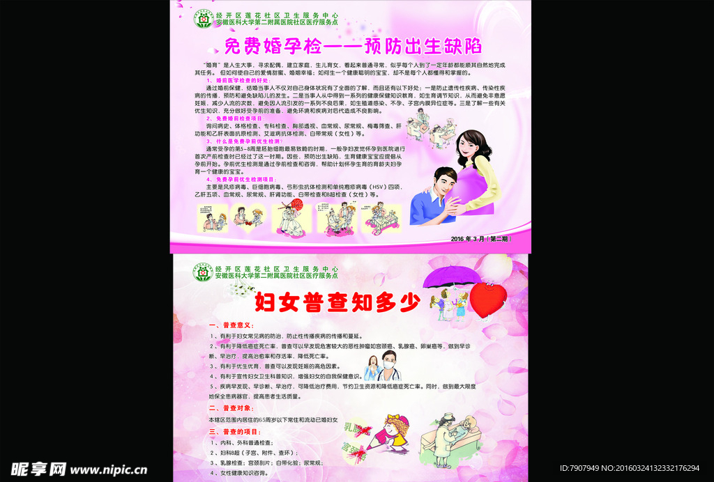 女人医院展板