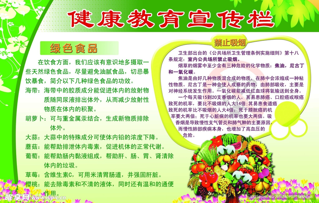 健康教育宣传栏