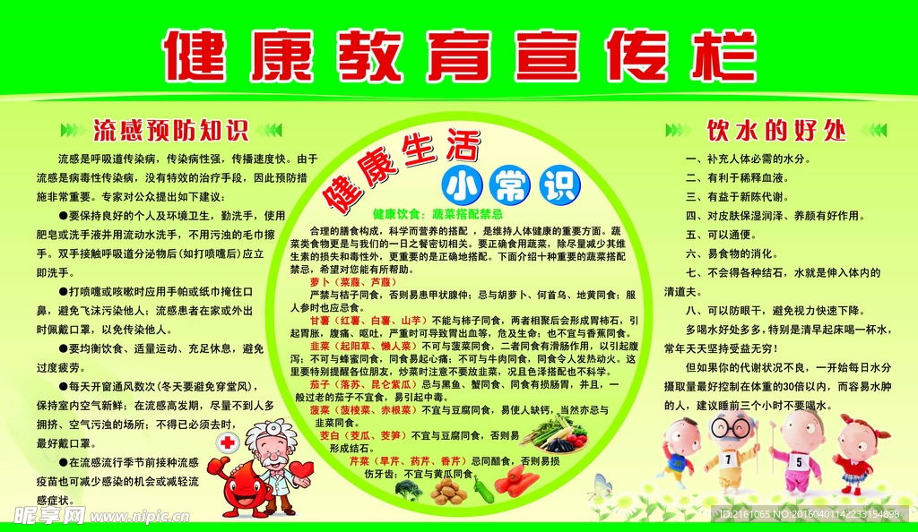 健康教育宣传栏