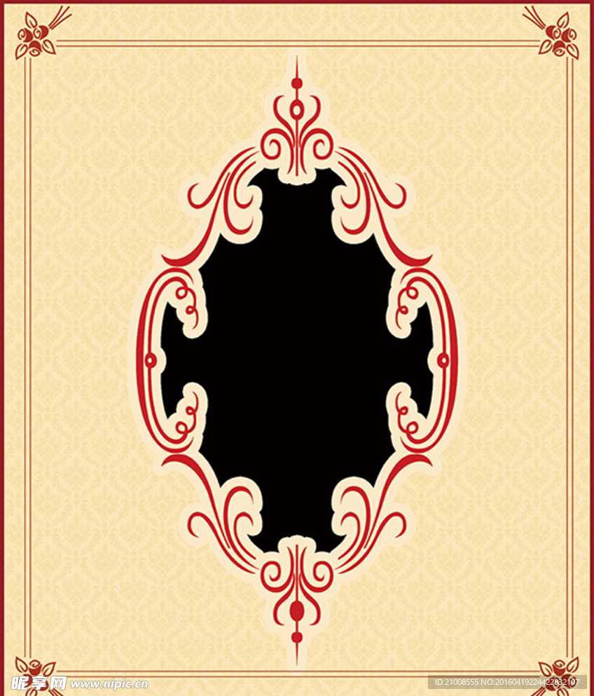 欧式香槟色版面