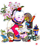 杨柳青年画 未分层含路径