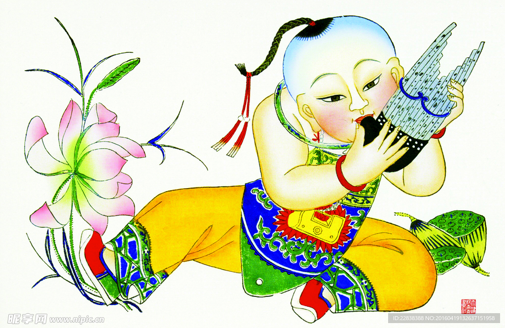 杨柳青年画 含路径未分层