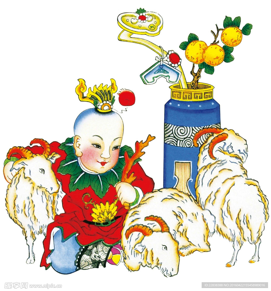 杨柳青年画 含路径