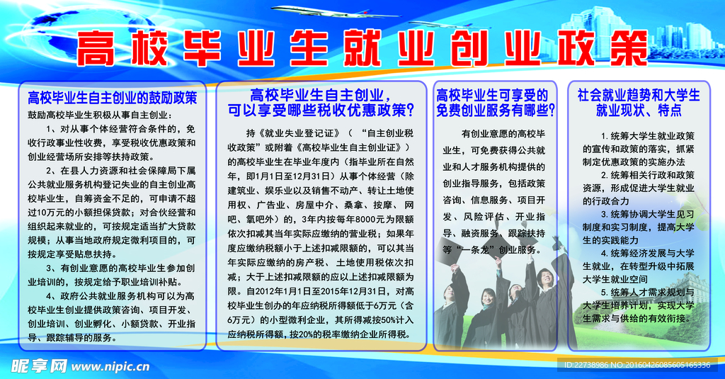 高校毕业生就业创业政策