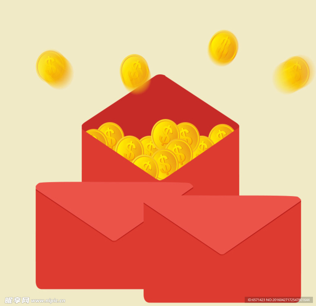 红包 飞金币 图标