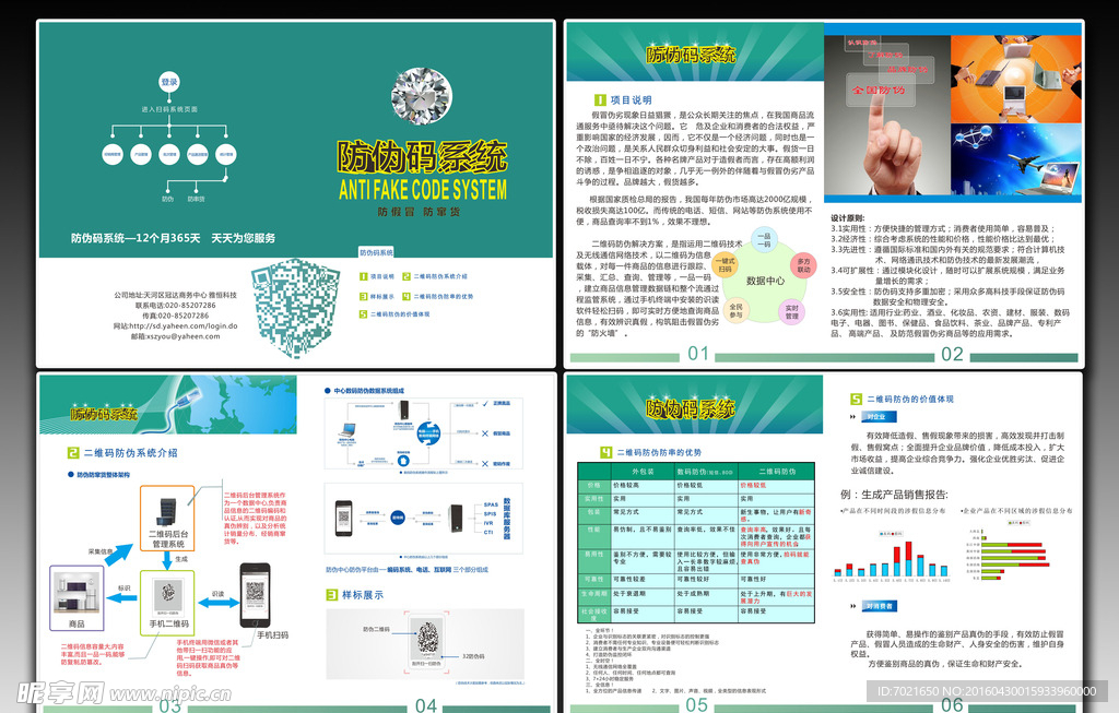 防伪防串货系统画册