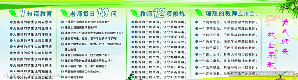 教师办公室为人师表篇