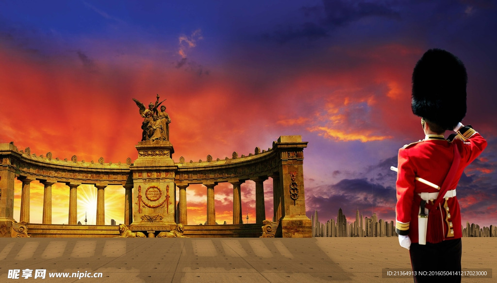 地产海报 古典海报 房产海报