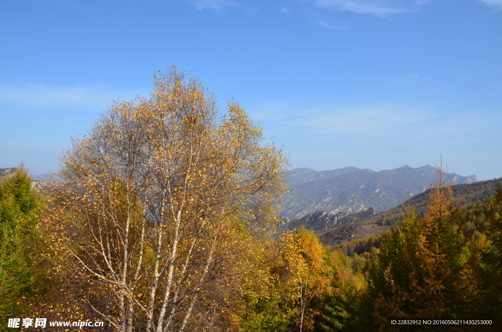 秋日山峦