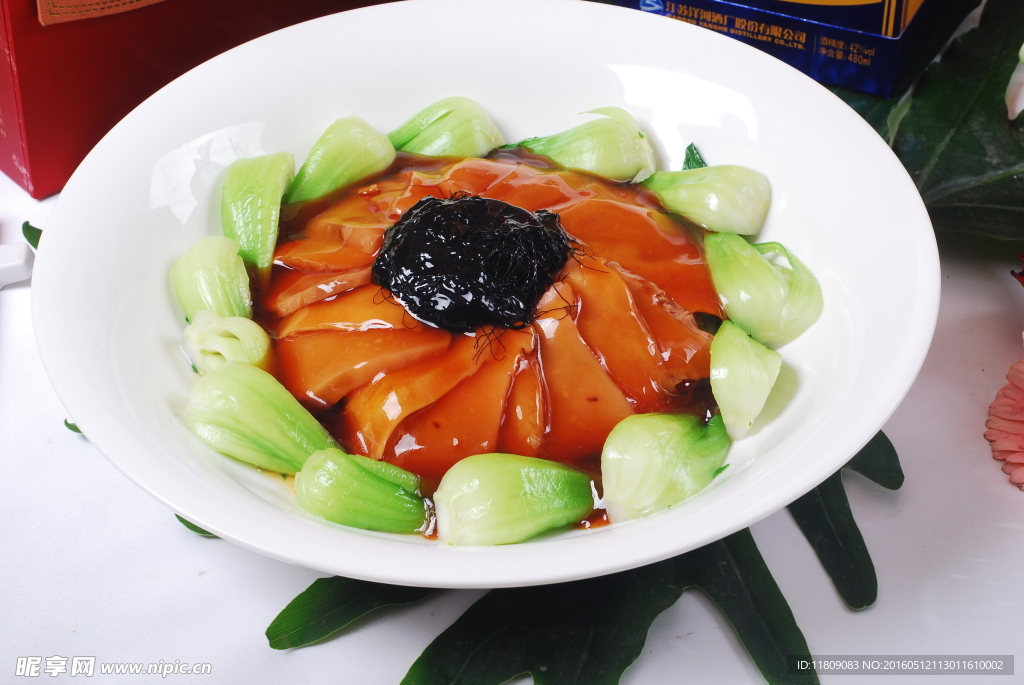 发财响螺扒白灵菇