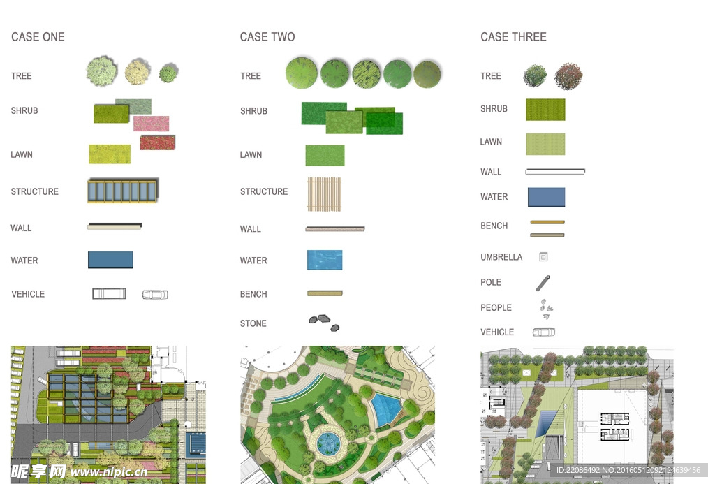 环艺素材 平面素材 植物素材