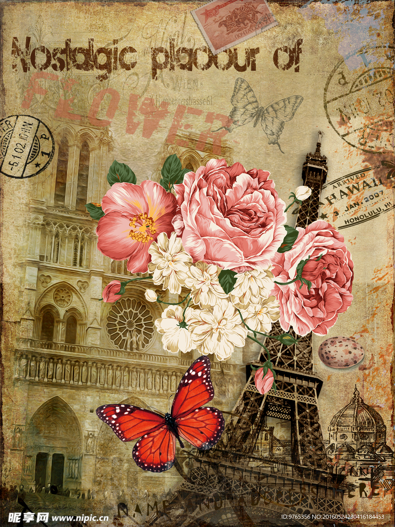 欧式复古装饰画