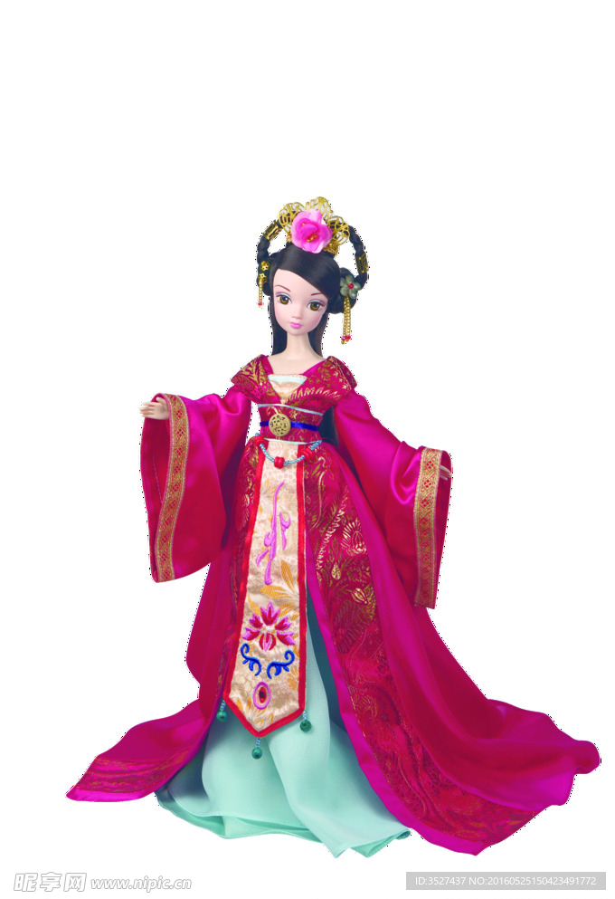 可儿娃娃文成公主 和亲