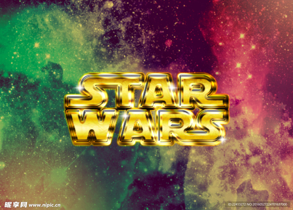 星球大战字体特效制作