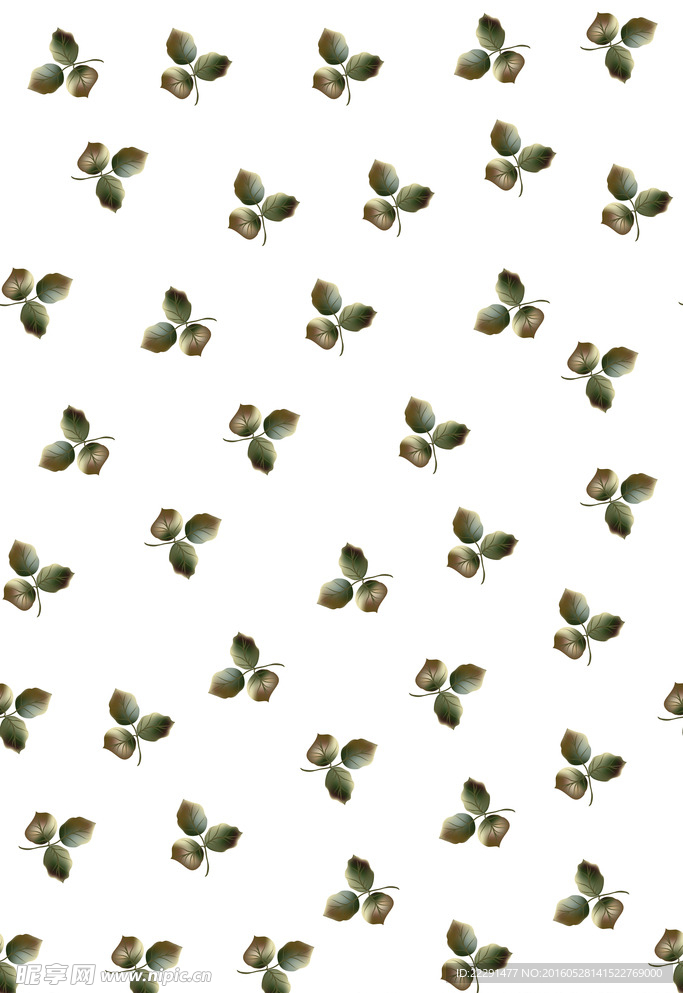 时尚简约小碎花数码印花