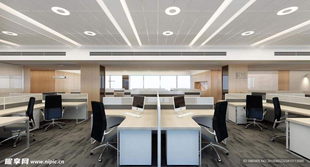 室内设计3D效果办公室空间