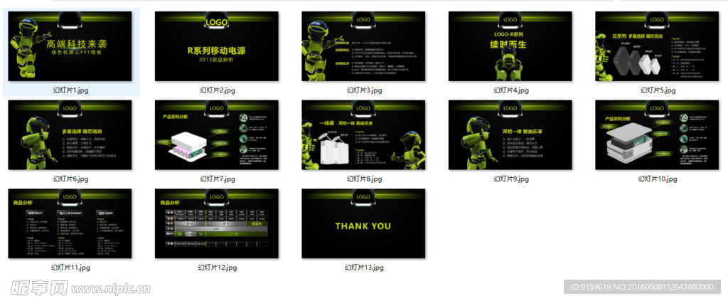 高端科技机器人ppt