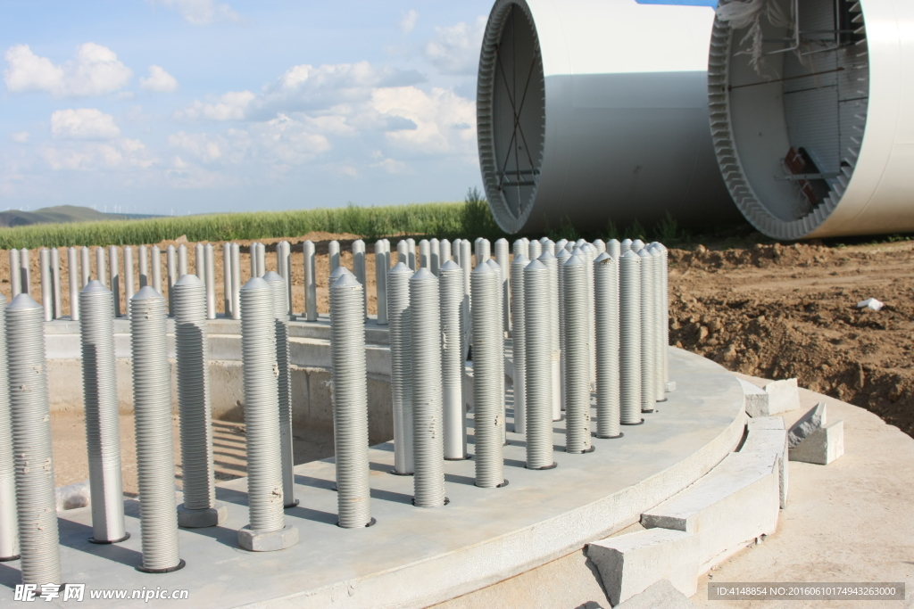 风力发电机地基