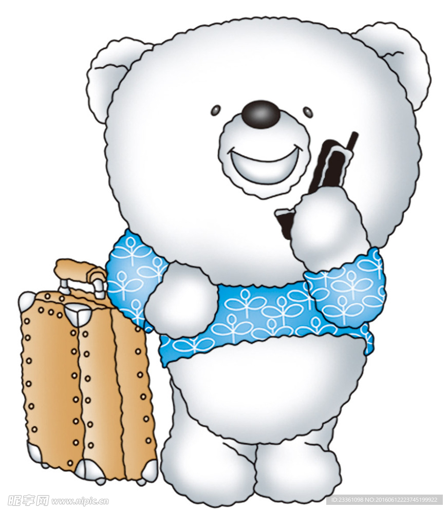 卡通鼠绘小熊