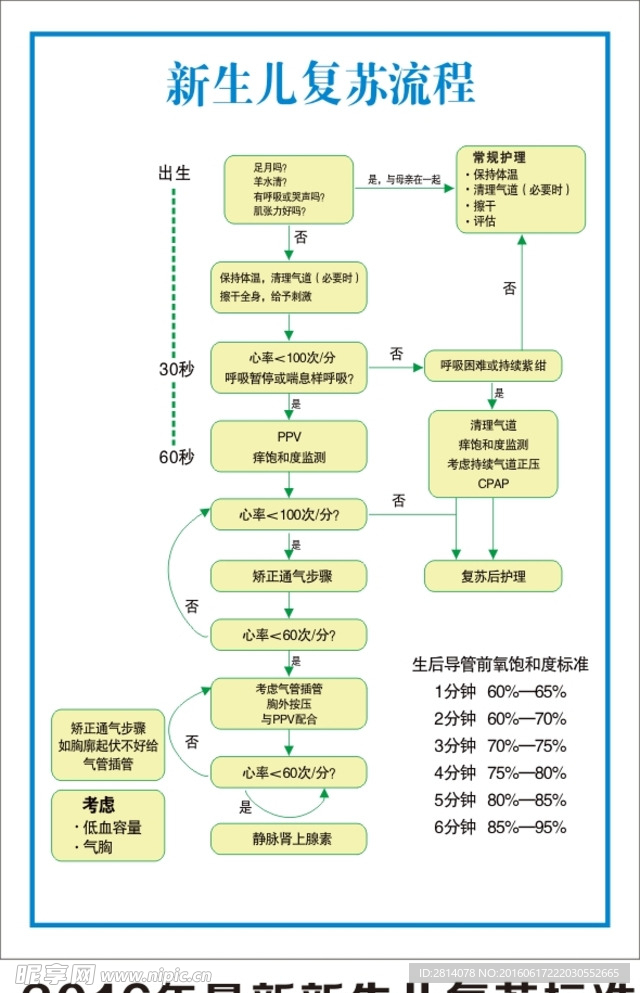 2016年 新生儿复苏流程