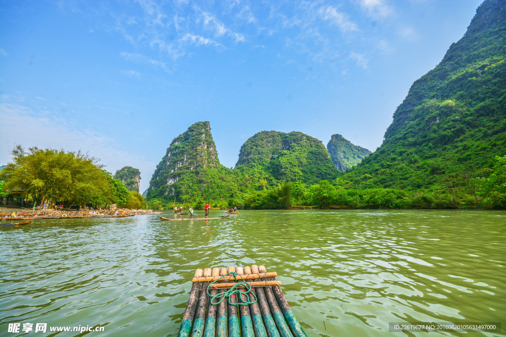 桂林遇龙河漂流