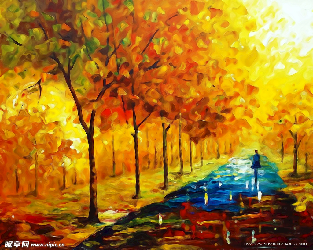 酒店 装饰数字油画